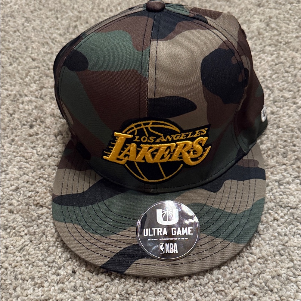 Ultra Game Camouflage Los Angeles Lakers Cap